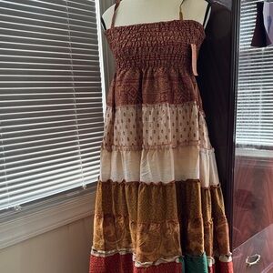 Bohemian Multi-Color Maxi Dress